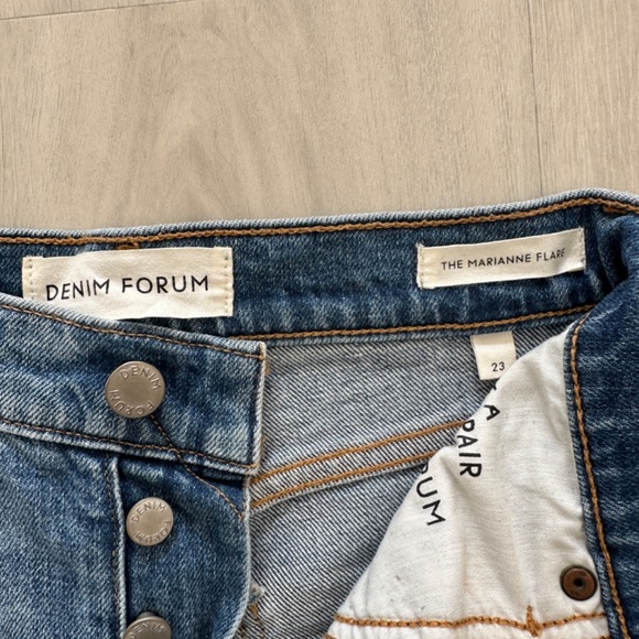 Denim Forum The Marianne Flare Pant - Picture 3 of 3